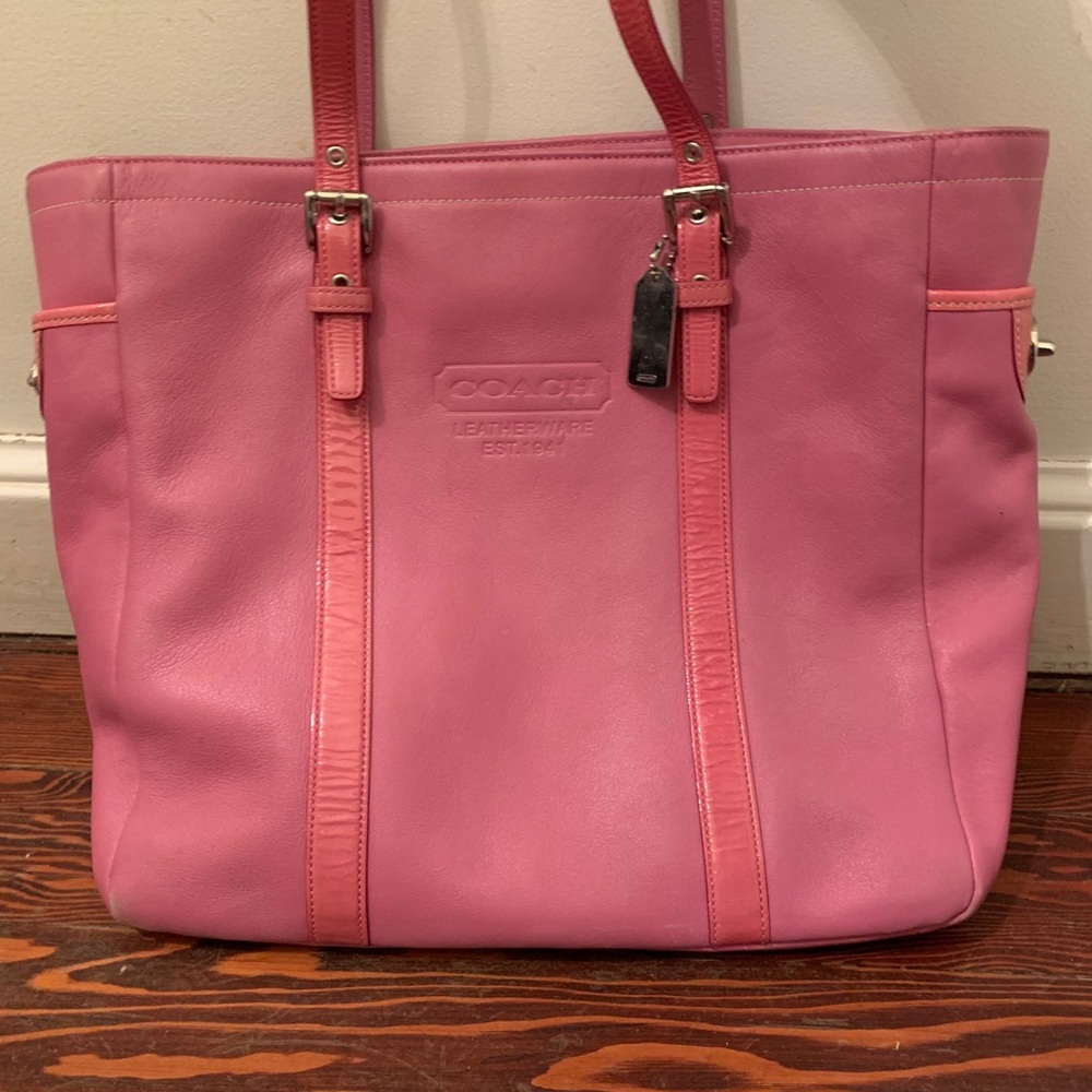 Pink Coach bag - Picture 2 of 4
